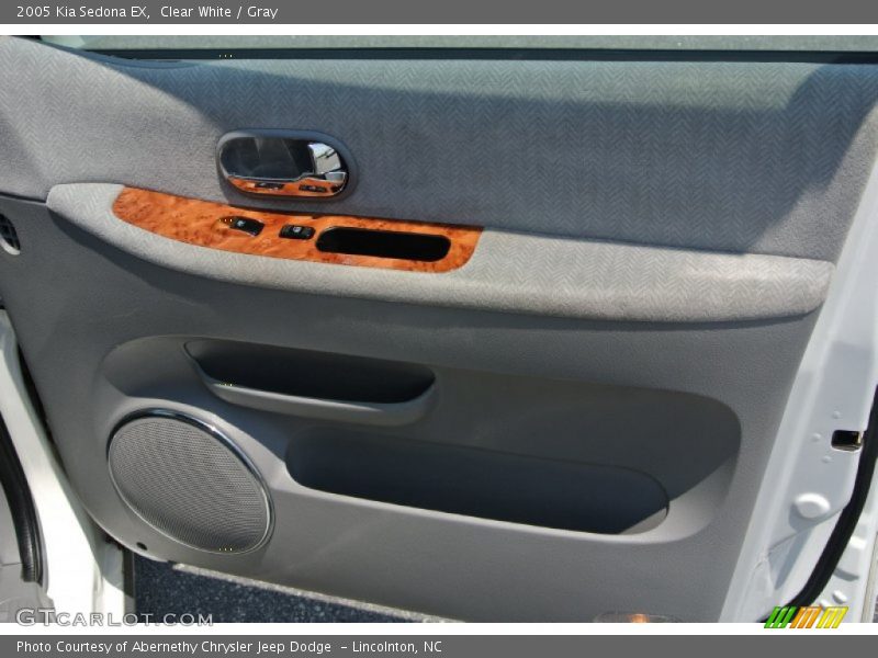 Clear White / Gray 2005 Kia Sedona EX