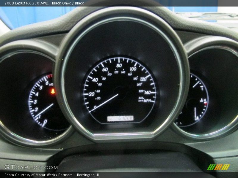 Black Onyx / Black 2008 Lexus RX 350 AWD