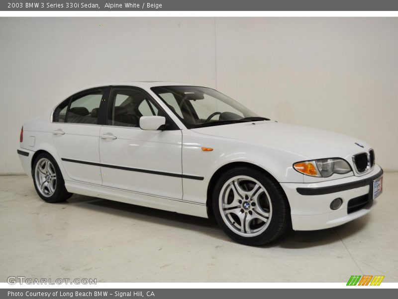 Alpine White / Beige 2003 BMW 3 Series 330i Sedan