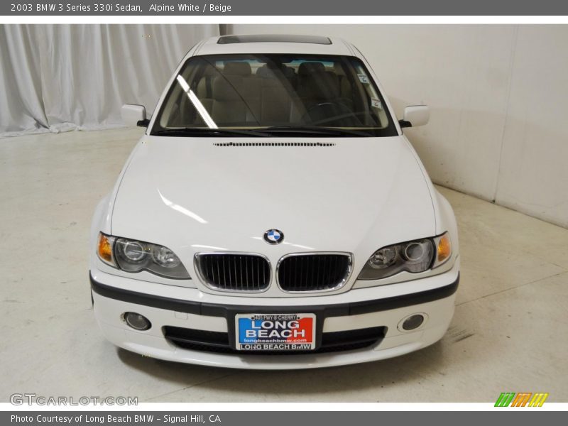Alpine White / Beige 2003 BMW 3 Series 330i Sedan