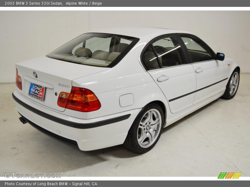 Alpine White / Beige 2003 BMW 3 Series 330i Sedan