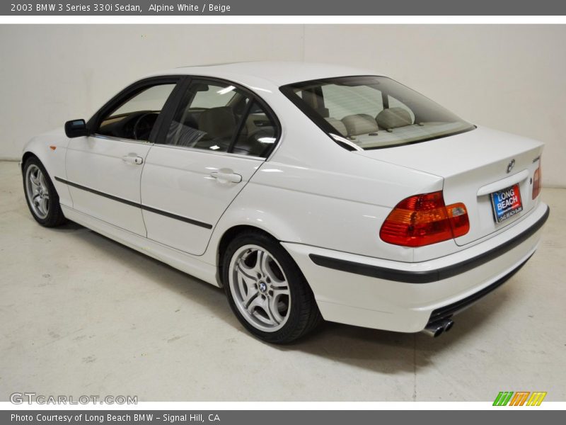 Alpine White / Beige 2003 BMW 3 Series 330i Sedan