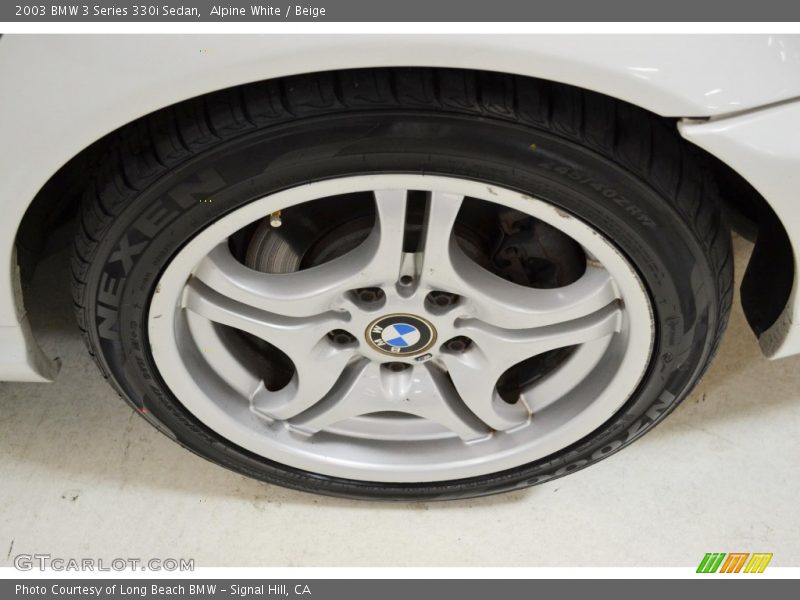Alpine White / Beige 2003 BMW 3 Series 330i Sedan