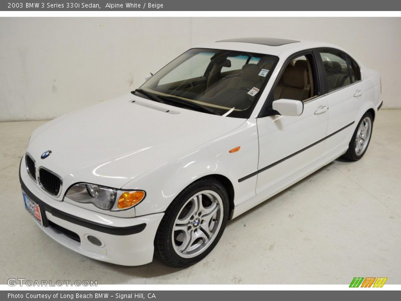 Alpine White / Beige 2003 BMW 3 Series 330i Sedan