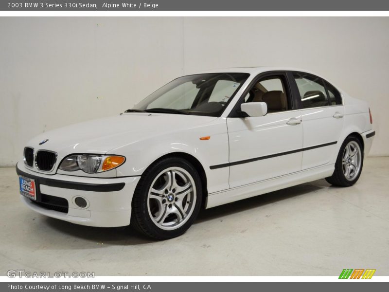 Alpine White / Beige 2003 BMW 3 Series 330i Sedan