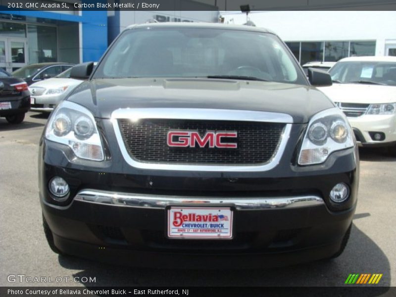 Carbon Black Metallic / Ebony 2012 GMC Acadia SL