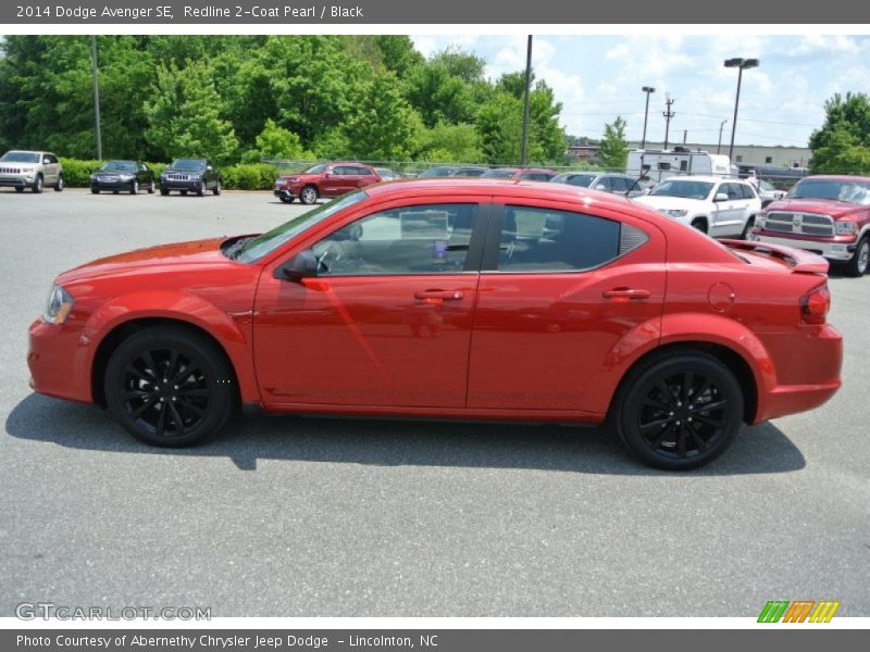 Redline 2-Coat Pearl / Black 2014 Dodge Avenger SE