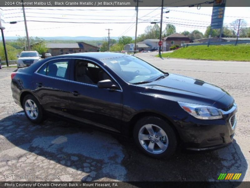 Black Granite Metallic / Jet Black/Titanium 2014 Chevrolet Malibu LS