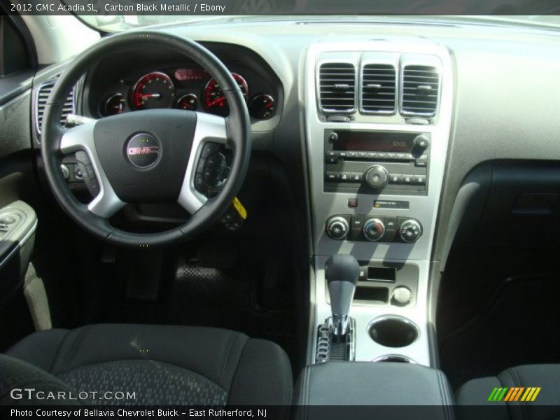 Carbon Black Metallic / Ebony 2012 GMC Acadia SL