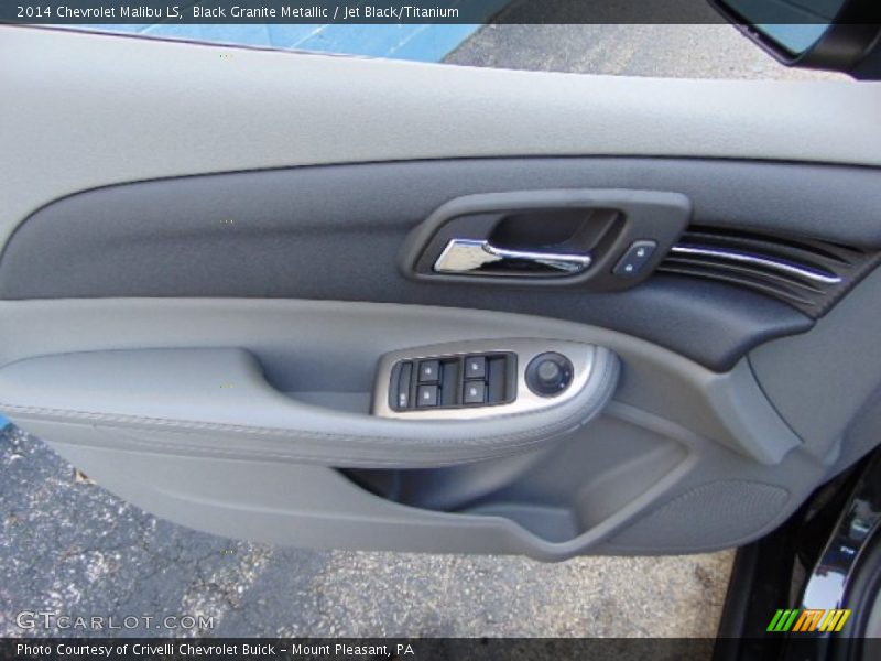 Black Granite Metallic / Jet Black/Titanium 2014 Chevrolet Malibu LS