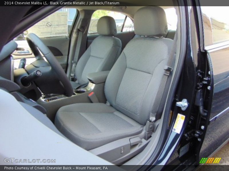 Black Granite Metallic / Jet Black/Titanium 2014 Chevrolet Malibu LS