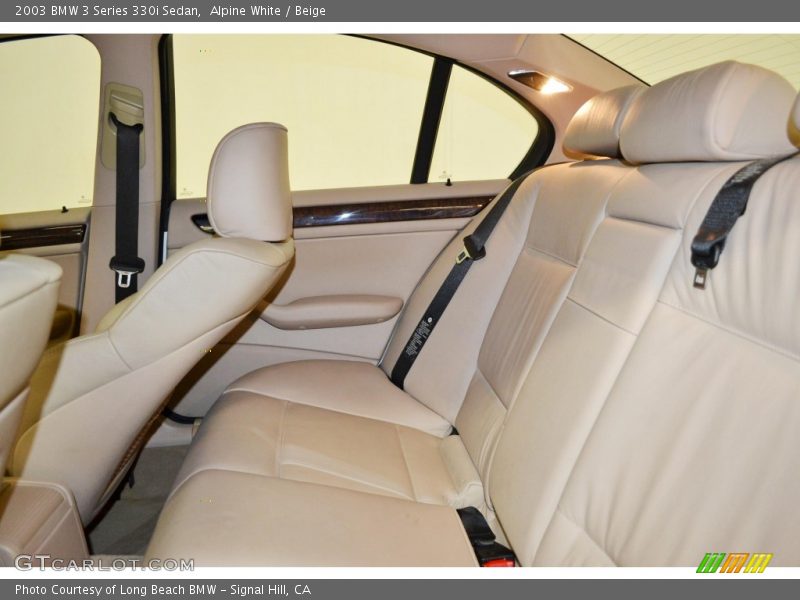 Alpine White / Beige 2003 BMW 3 Series 330i Sedan