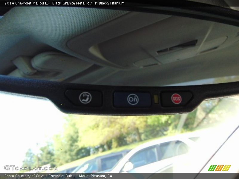 Black Granite Metallic / Jet Black/Titanium 2014 Chevrolet Malibu LS