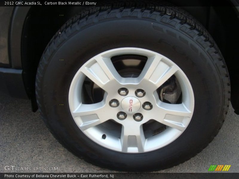 Carbon Black Metallic / Ebony 2012 GMC Acadia SL