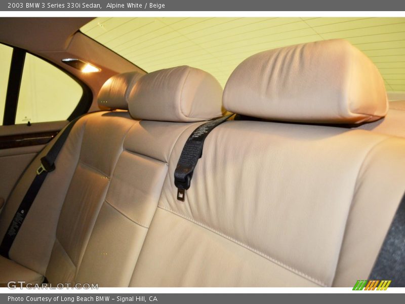 Alpine White / Beige 2003 BMW 3 Series 330i Sedan