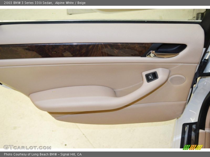 Alpine White / Beige 2003 BMW 3 Series 330i Sedan