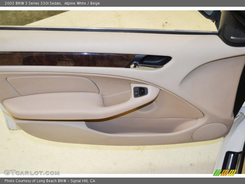 Alpine White / Beige 2003 BMW 3 Series 330i Sedan