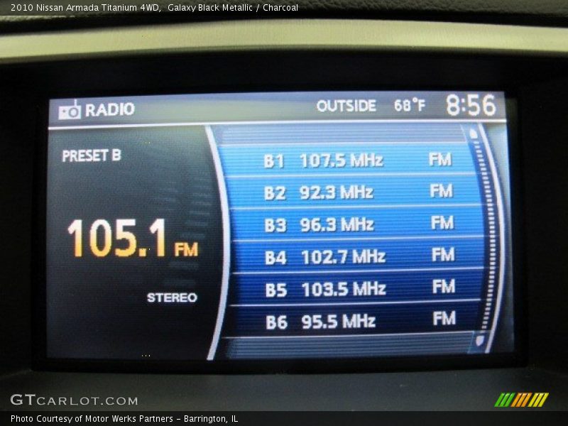 Galaxy Black Metallic / Charcoal 2010 Nissan Armada Titanium 4WD