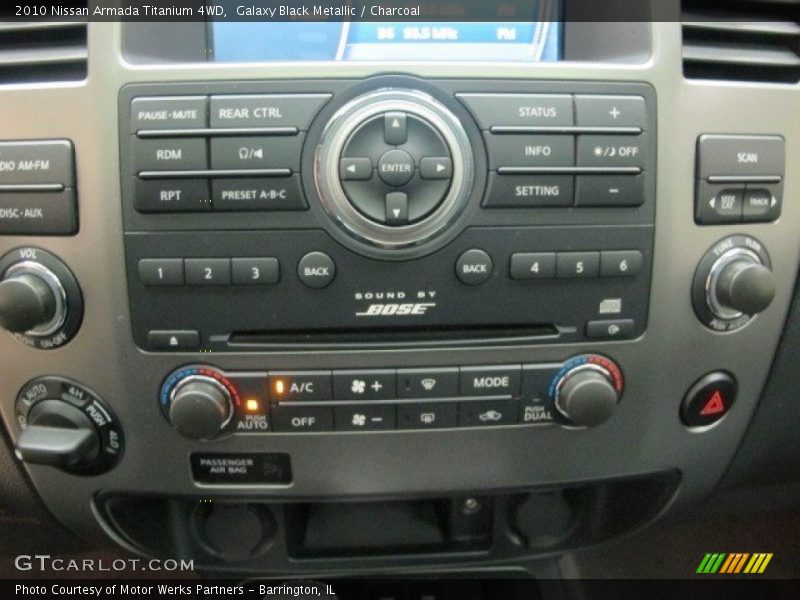 Galaxy Black Metallic / Charcoal 2010 Nissan Armada Titanium 4WD