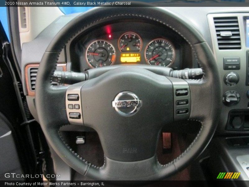 Galaxy Black Metallic / Charcoal 2010 Nissan Armada Titanium 4WD