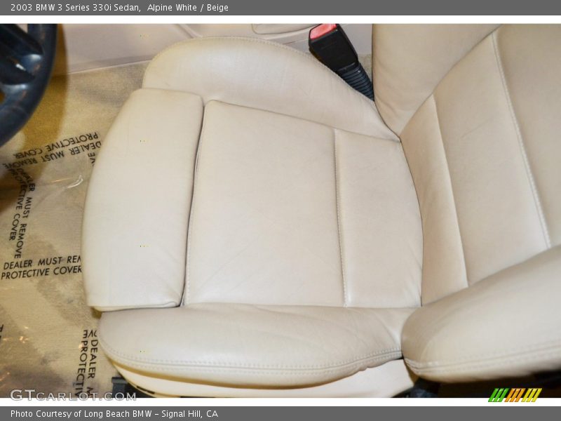 Alpine White / Beige 2003 BMW 3 Series 330i Sedan