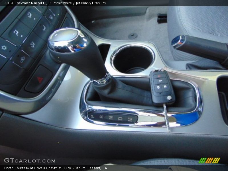 Summit White / Jet Black/Titanium 2014 Chevrolet Malibu LS