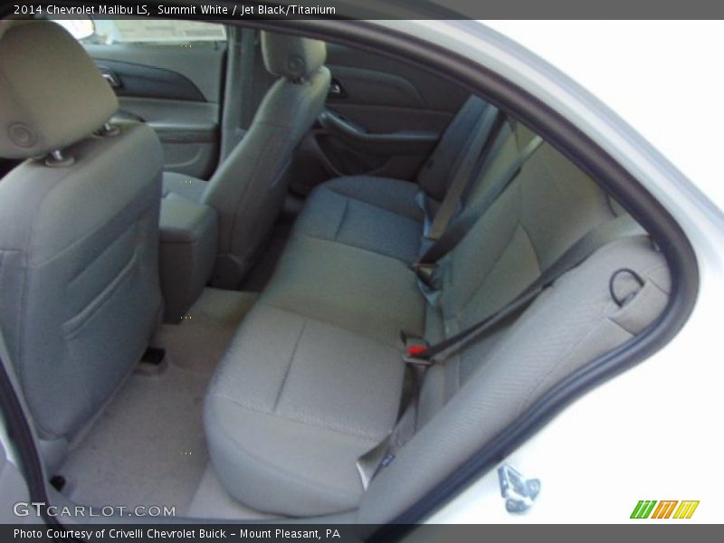 Summit White / Jet Black/Titanium 2014 Chevrolet Malibu LS