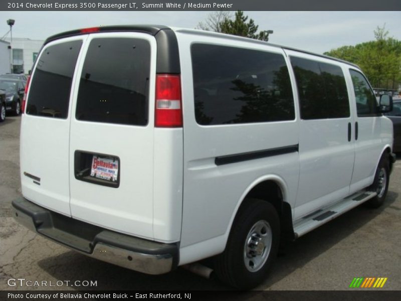 Summit White / Medium Pewter 2014 Chevrolet Express 3500 Passenger LT