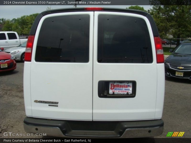 Summit White / Medium Pewter 2014 Chevrolet Express 3500 Passenger LT