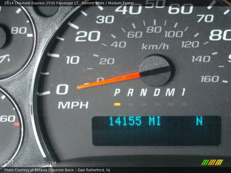 Summit White / Medium Pewter 2014 Chevrolet Express 3500 Passenger LT