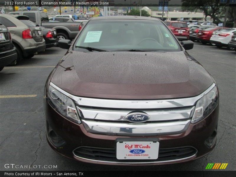 Cinnamon Metallic / Medium Light Stone 2012 Ford Fusion S