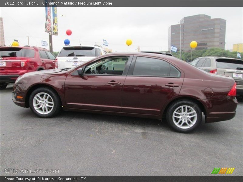 Cinnamon Metallic / Medium Light Stone 2012 Ford Fusion S