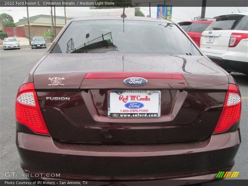 Cinnamon Metallic / Medium Light Stone 2012 Ford Fusion S