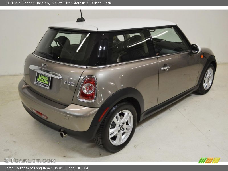 Velvet Silver Metallic / Carbon Black 2011 Mini Cooper Hardtop