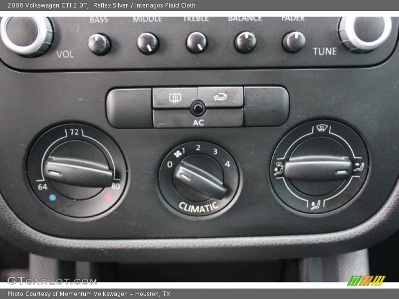 Reflex Silver / Interlagos Plaid Cloth 2006 Volkswagen GTI 2.0T