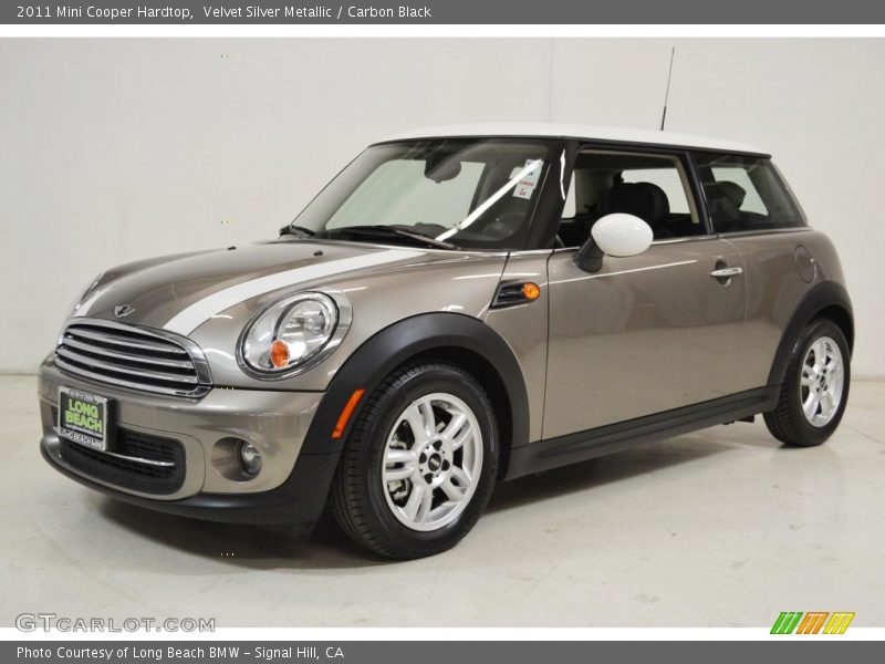 Velvet Silver Metallic / Carbon Black 2011 Mini Cooper Hardtop