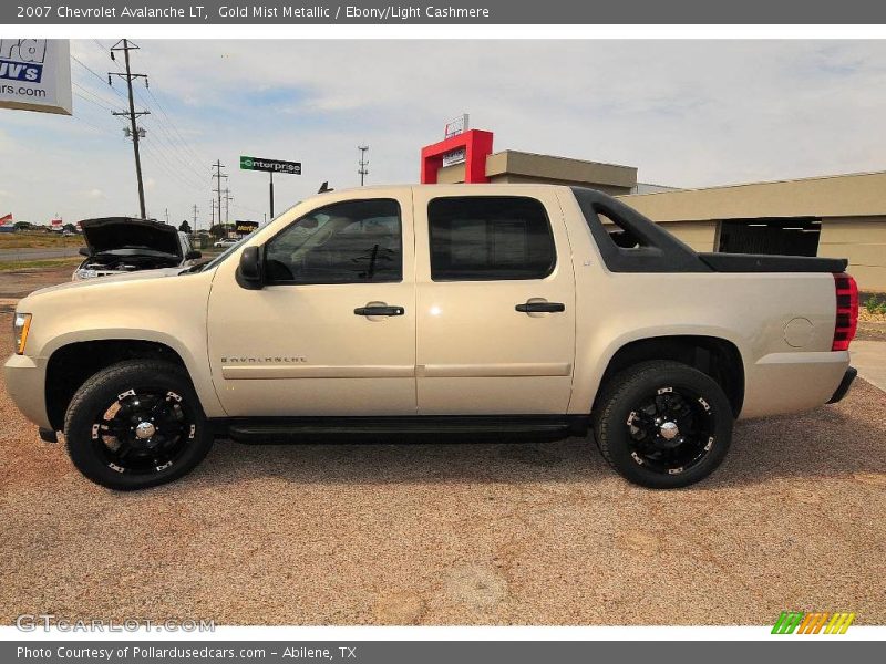 Gold Mist Metallic / Ebony/Light Cashmere 2007 Chevrolet Avalanche LT