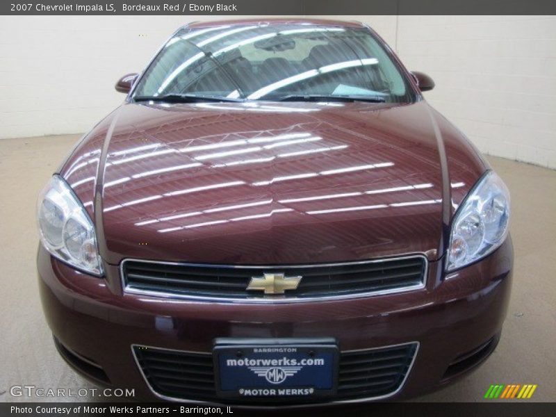 Bordeaux Red / Ebony Black 2007 Chevrolet Impala LS
