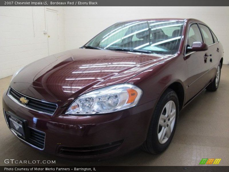 Bordeaux Red / Ebony Black 2007 Chevrolet Impala LS