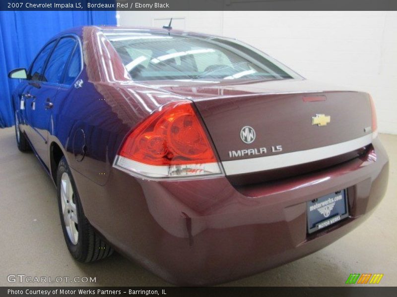 Bordeaux Red / Ebony Black 2007 Chevrolet Impala LS