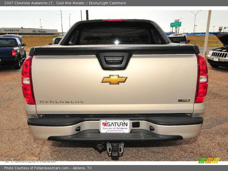Gold Mist Metallic / Ebony/Light Cashmere 2007 Chevrolet Avalanche LT