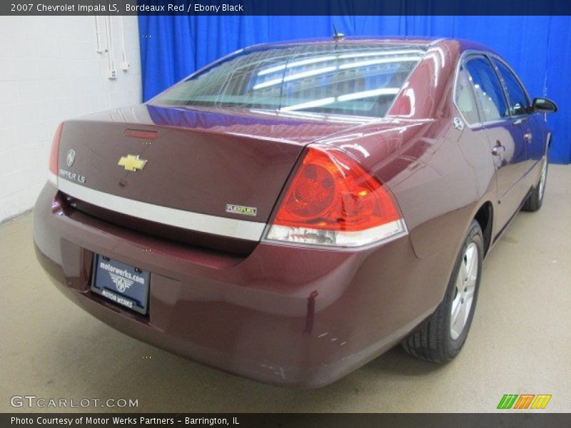 Bordeaux Red / Ebony Black 2007 Chevrolet Impala LS