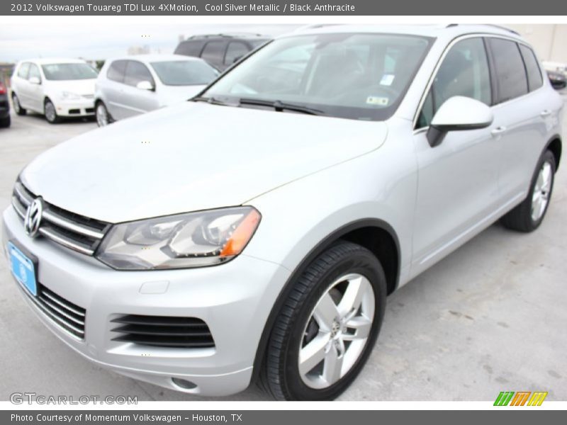 Cool Silver Metallic / Black Anthracite 2012 Volkswagen Touareg TDI Lux 4XMotion