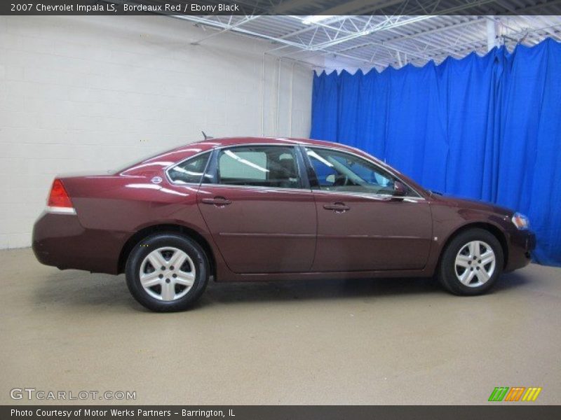 Bordeaux Red / Ebony Black 2007 Chevrolet Impala LS
