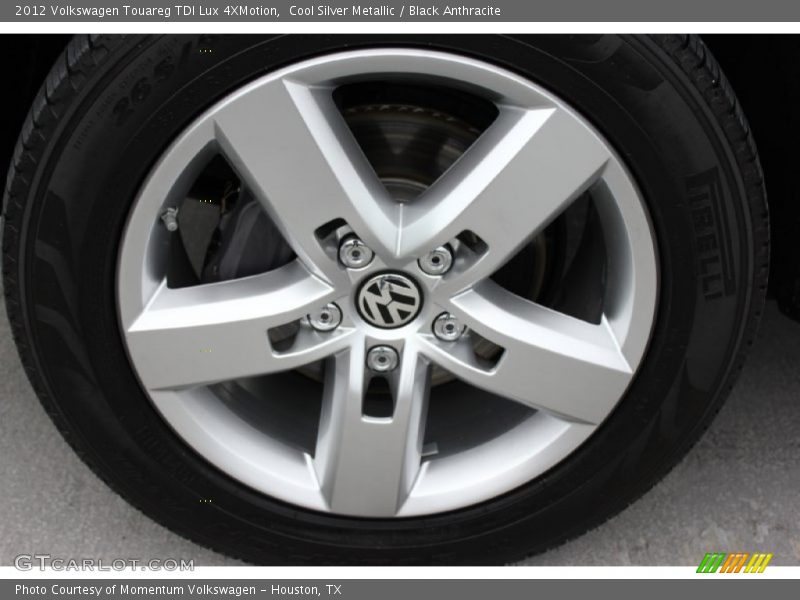 Cool Silver Metallic / Black Anthracite 2012 Volkswagen Touareg TDI Lux 4XMotion