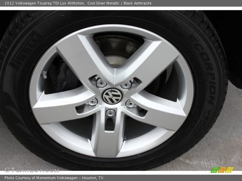 Cool Silver Metallic / Black Anthracite 2012 Volkswagen Touareg TDI Lux 4XMotion