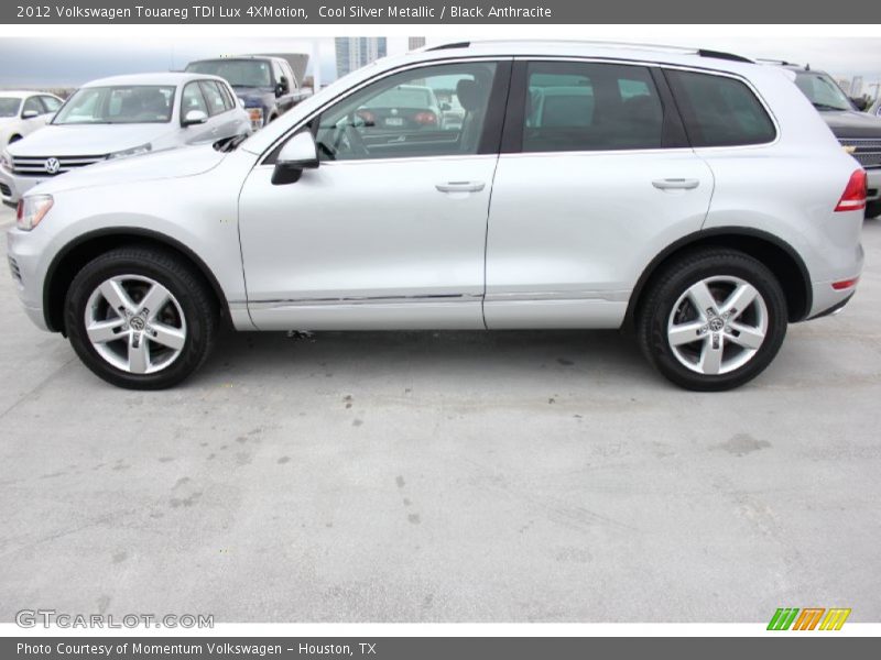 Cool Silver Metallic / Black Anthracite 2012 Volkswagen Touareg TDI Lux 4XMotion