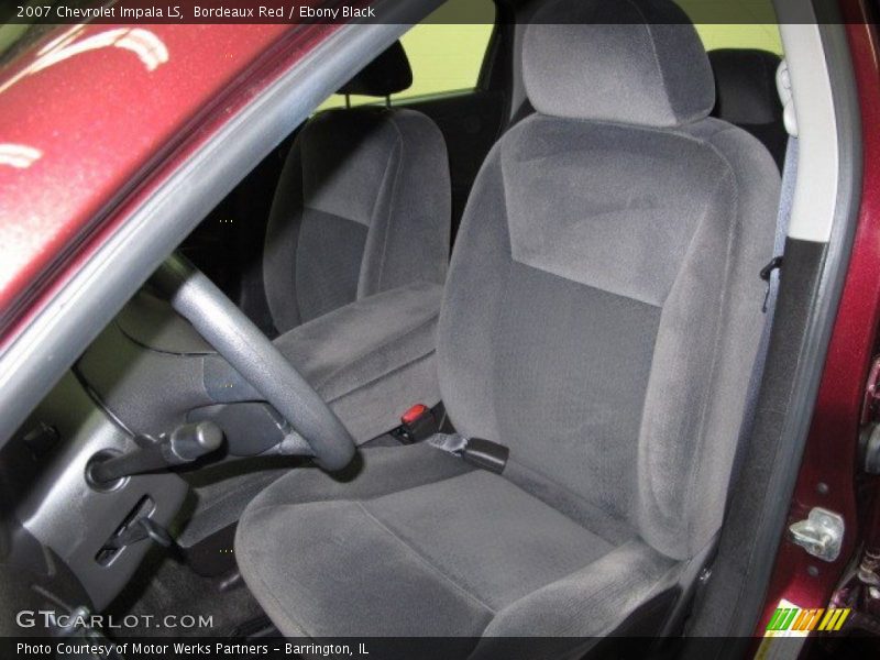 Bordeaux Red / Ebony Black 2007 Chevrolet Impala LS