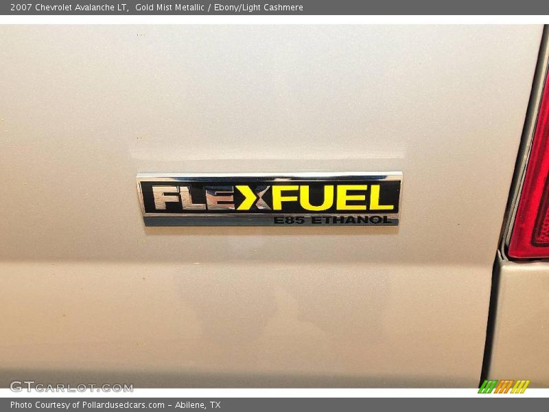 Gold Mist Metallic / Ebony/Light Cashmere 2007 Chevrolet Avalanche LT