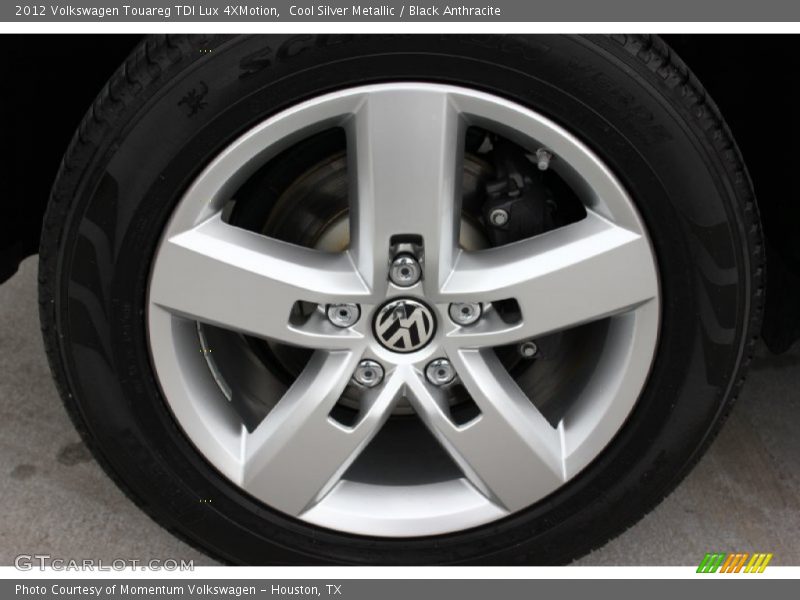 Cool Silver Metallic / Black Anthracite 2012 Volkswagen Touareg TDI Lux 4XMotion